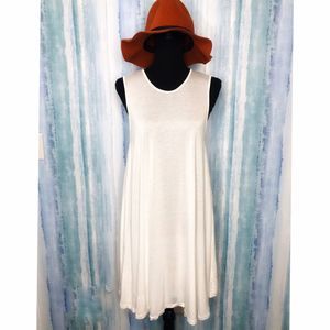 Free People Beach White Swing Tank Cover Dress XS